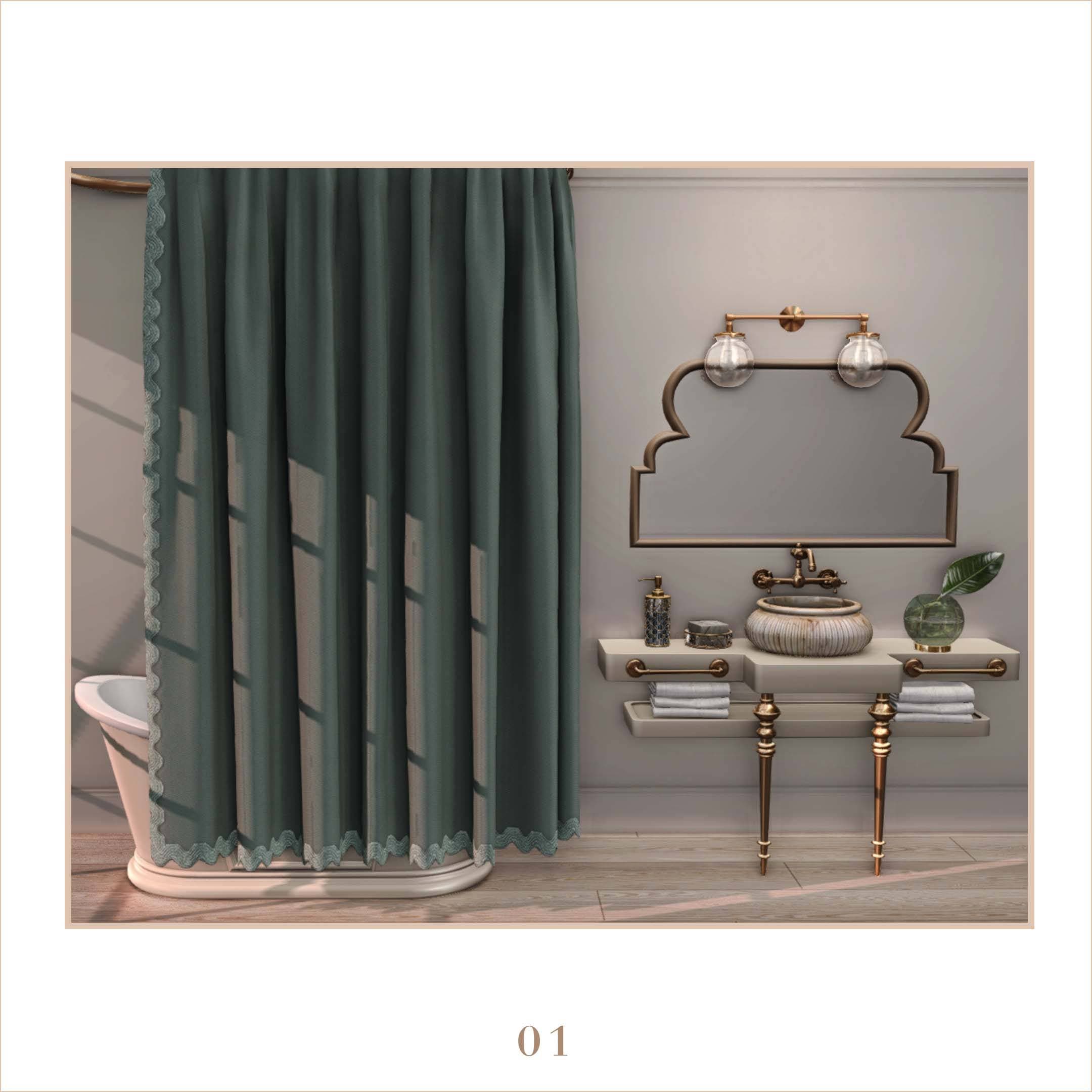 Галерея мода Набор для ванной Chloe Bathroom Set #1